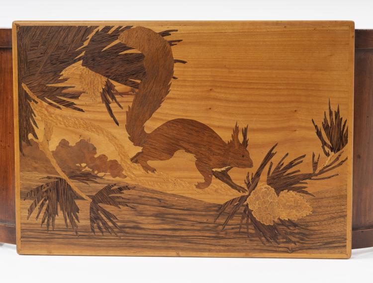 Bild 4 zu Objekt, Three nesting tables 'Canari' 'Chats' and 'Ecureil', 1920s, Emile Gall&eacute;, Gall&eacute;, &Eacute;tablissements, Nancy, 156C 517