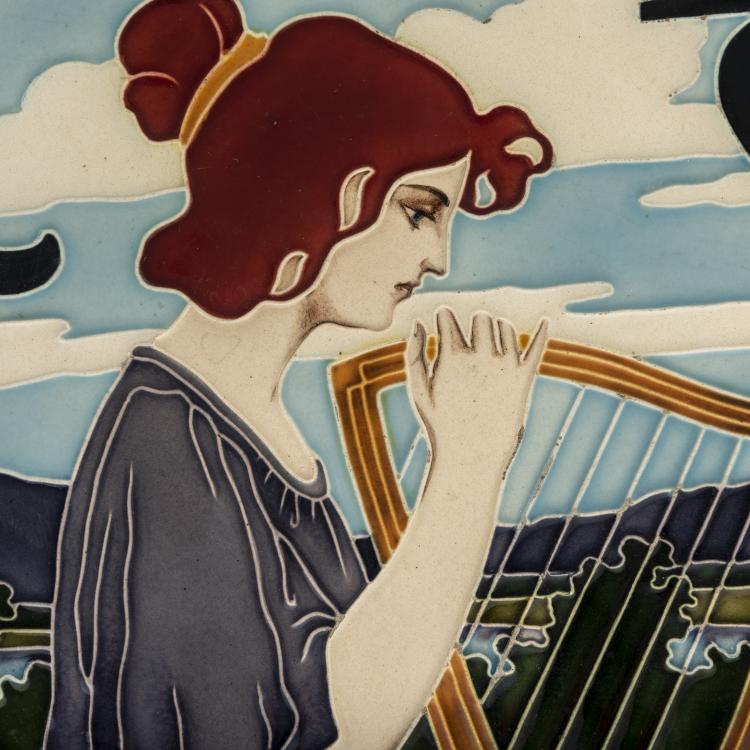 Bild 1 zu Objekt, 'Music' tray, c. 1900, Carl Sigmund Luber, Schwarz, J. von, N&uuml;rnberg, 156C 626