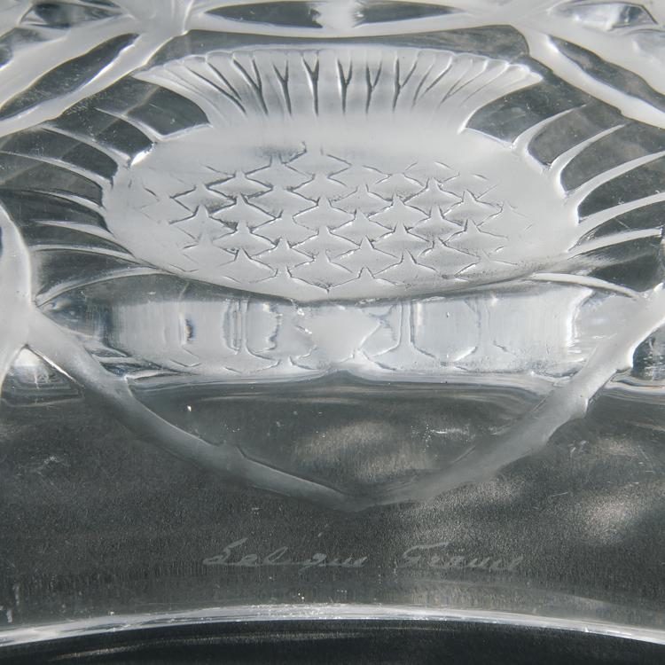 Bild 1 zu Objekt, Sechs Teller 'Chardons', 1953, Marc Lalique, Lalique, Ren&eacute;, Wingen-sur-Moder, 156A 63