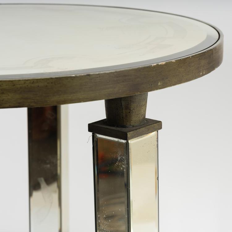 Bild 1 zu Objekt, Zwei Beistelltische, um 1947, Jacques Adnet (zugeschrieben), Adnet, Jacques, Paris (zugeschrieben), 156C 503