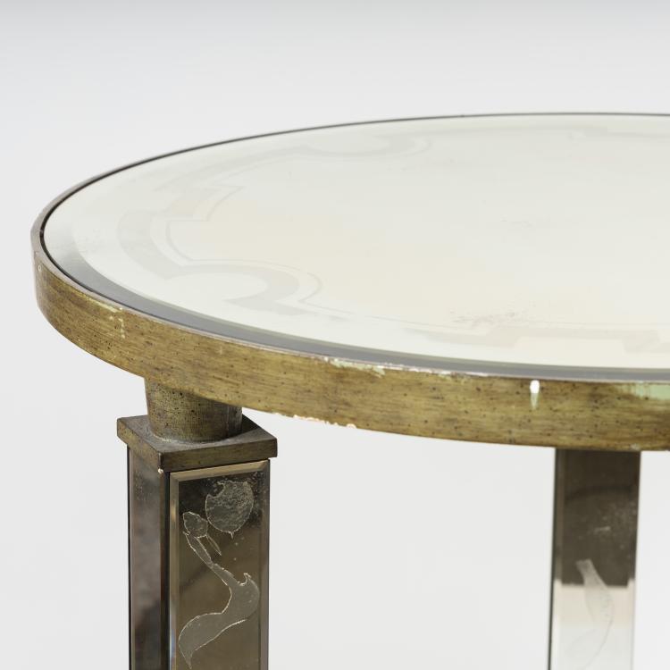 Bild 3 zu Objekt, Zwei Beistelltische, um 1947, Jacques Adnet (zugeschrieben), Adnet, Jacques, Paris (zugeschrieben), 156C 503