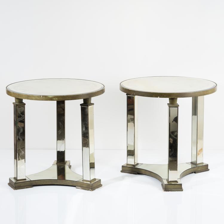 Bild 6 zu Objekt, Zwei Beistelltische, um 1947, Jacques Adnet (zugeschrieben), Adnet, Jacques, Paris (zugeschrieben), 156C 503