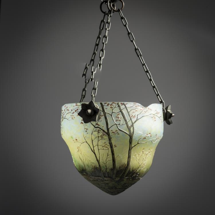 Bild 1 zu Objekt, Wandapplike 'Paysage', 1910-15, Legras & Cie., Saint-Denis, 156B 245