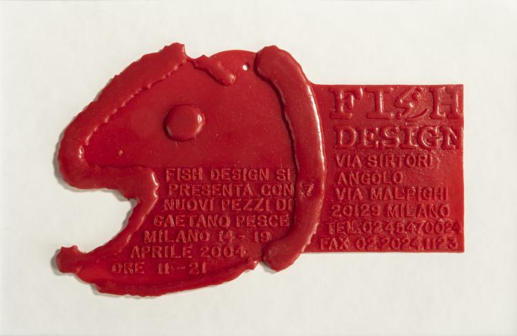 Hauptbild zu Objekt, Ausstellungseinladung 'Fish Design', 2004, Gaetano Pesce, 157C 720