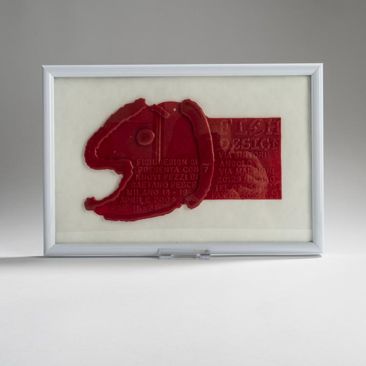 Bild 1 zu Objekt, Ausstellungseinladung 'Fish Design', 2004, Gaetano Pesce, 157C 720