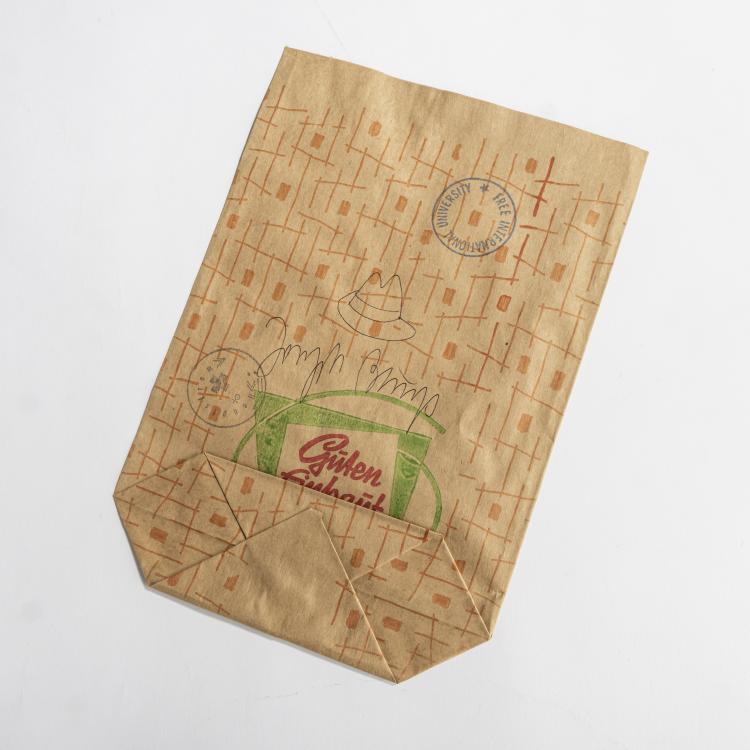 Hauptbild zu Objekt, DDR-T&uuml;te 'Guten Einkauf', 1977-80, Joseph Beuys, 157C 655