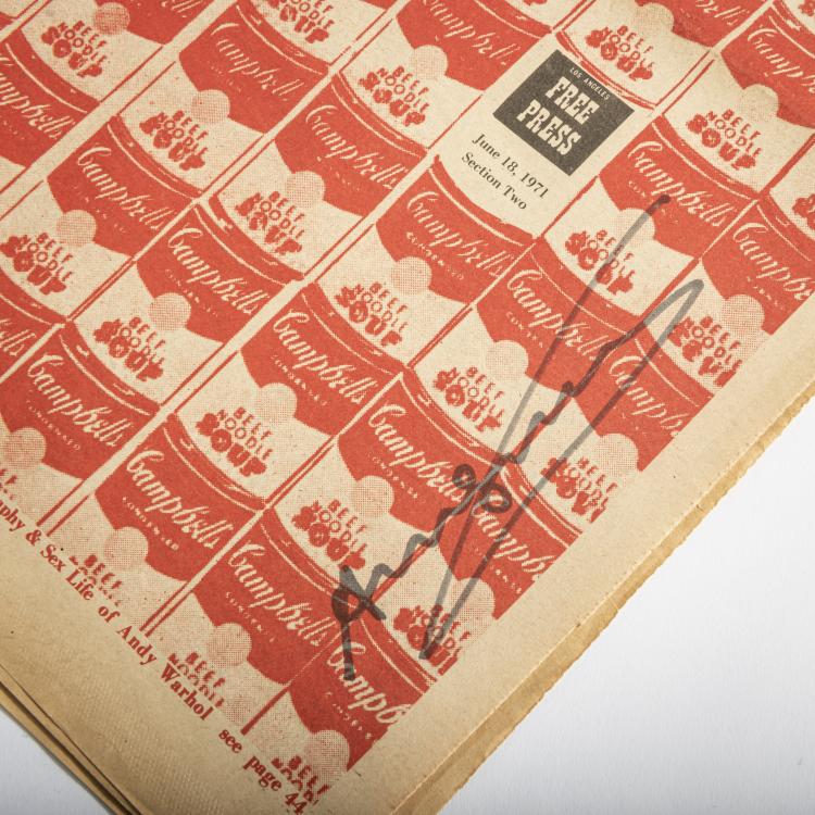 Bild 1 zu Objekt, Titelseite der Wochenzeitung 'Los Angeles Free Press', 1971, Andy Warhol, 157C 779