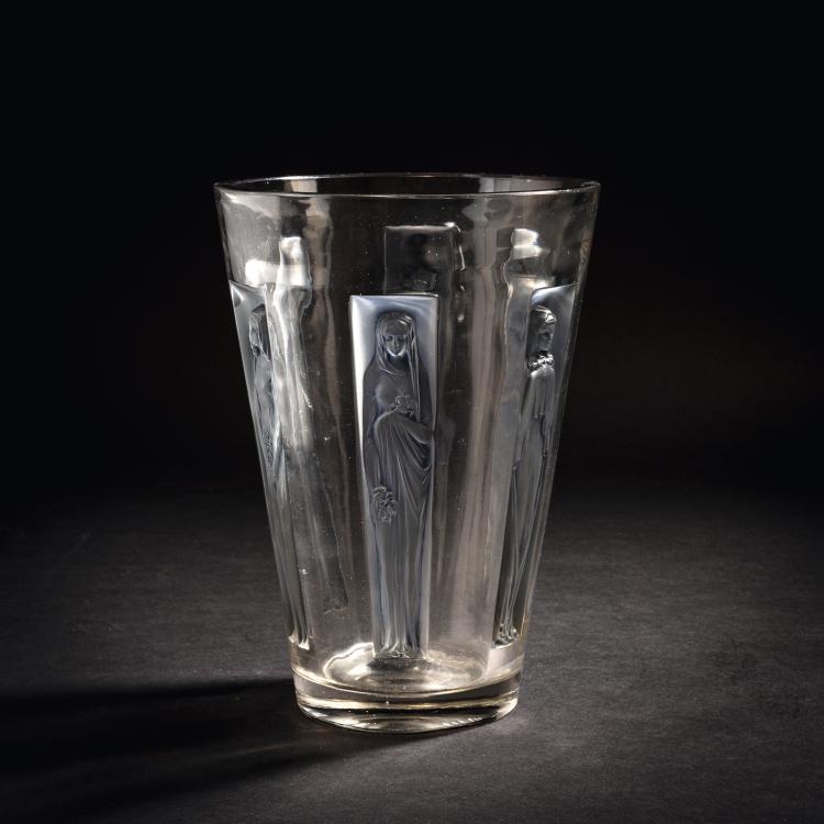 Hauptbild zu Objekt, Vase 'Six Figurines', 1912, Ren&eacute; Lalique, Lalique, Ren&eacute;, Combs-la-Ville, 156A 3