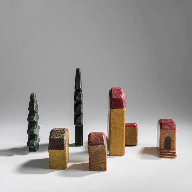 Bild 2 zu Objekt, 6 anthroposophical wooden toys, 1930-50, Rudolf Steiner (Umkreis), 157A 86