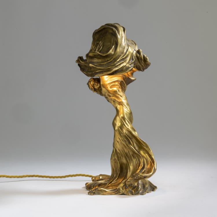 Bild 2 zu Objekt, Figurenlampe 'La Danse, la Lo&iuml;e Fuller', Modell f&uuml;r die Pariser Weltausstellung, 1900, Raoul-Fran&ccedil;ois Larche, Siot-Decauville, Paris, 156C 366