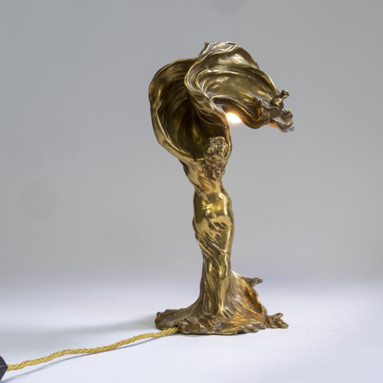 Bild 3 zu Objekt, Figurenlampe 'La Danse, la Lo&iuml;e Fuller', Modell f&uuml;r die Pariser Weltausstellung, 1900, Raoul-Fran&ccedil;ois Larche, Siot-Decauville, Paris, 156C 366