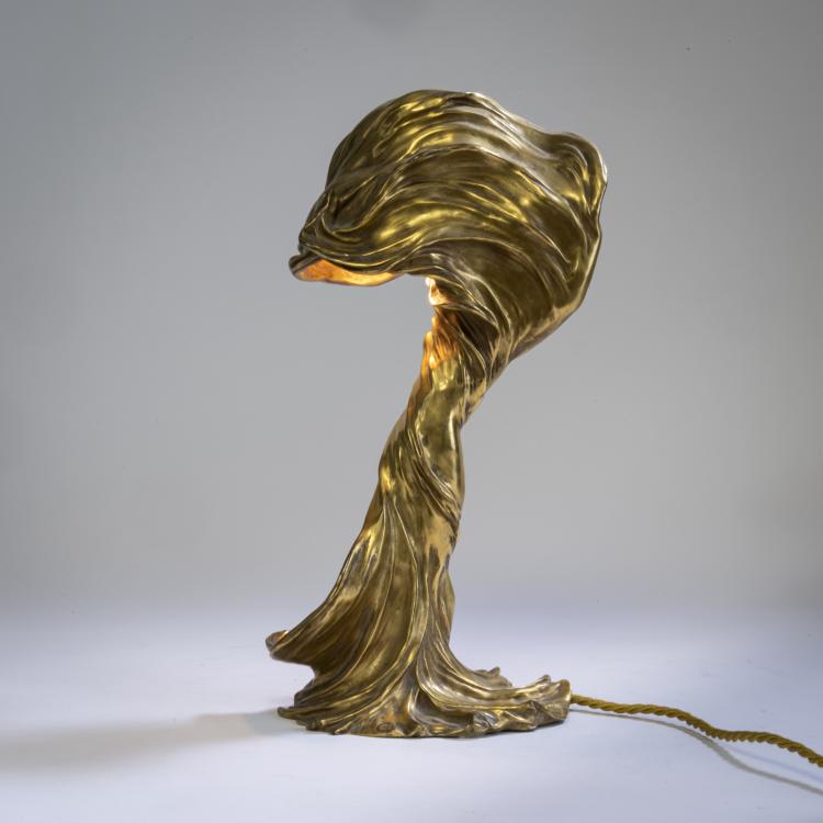 Bild 4 zu Objekt, Figurenlampe 'La Danse, la Lo&iuml;e Fuller', Modell f&uuml;r die Pariser Weltausstellung, 1900, Raoul-Fran&ccedil;ois Larche, Siot-Decauville, Paris, 156C 366