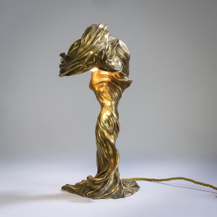 Bild 5 zu Objekt, Figurenlampe 'La Danse, la Lo&iuml;e Fuller', Modell f&uuml;r die Pariser Weltausstellung, 1900, Raoul-Fran&ccedil;ois Larche, Siot-Decauville, Paris, 156C 366