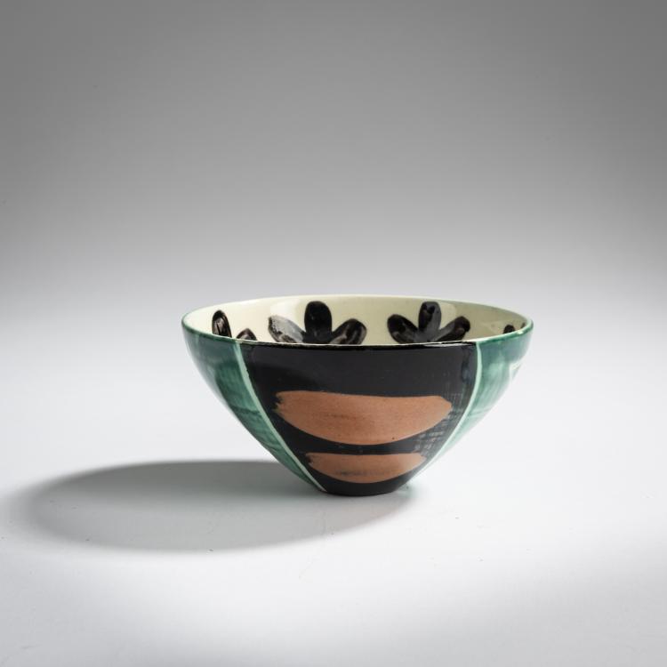 Bild 1 zu Objekt, Bowl 'Visage', 1955 (design), Pablo Picasso, Madoura, Vallauris, 157C 721