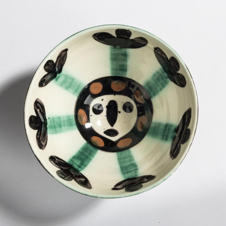 Bild 3 zu Objekt, Bowl 'Visage', 1955 (design), Pablo Picasso, Madoura, Vallauris, 157C 721