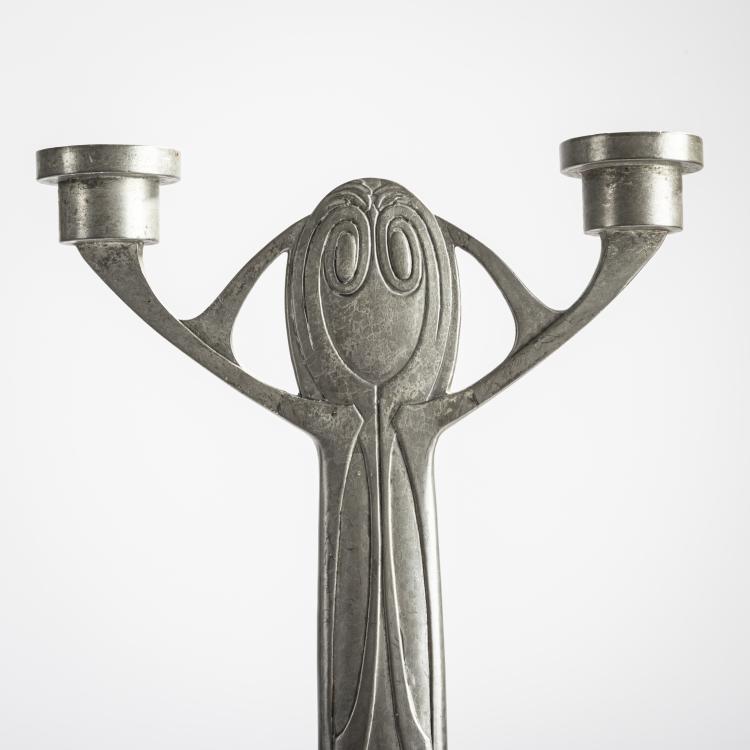 Bild 6 zu Objekt, Two candlesticks, c. 1902, Joseph Maria Olbrich, Hueck, Eduard, L&uuml;denscheid, 156C 561