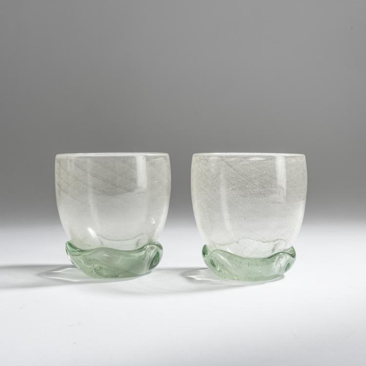 Hauptbild zu Objekt, 2 cups, c. 1954, Dino Martens, Toso, Aureliano, Murano, 158C 969