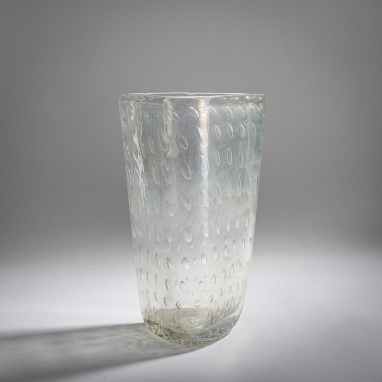 Hauptbild zu Objekt, 'A bolle' vase, c. 1940, A.Ve.M., Murano (zugeschrieben), 158C 947