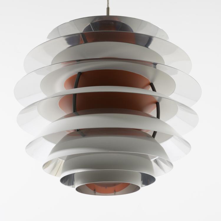 Bild 1 zu Objekt, 'Contrast' ceiling light, 1958, Poul Henningsen, Poulsen, Louis, Kopenhagen, 157B 281