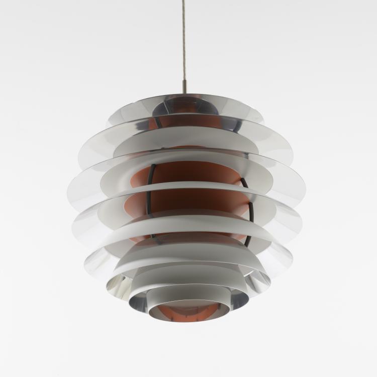 Bild 7 zu Objekt, 'Contrast' ceiling light, 1958, Poul Henningsen, Poulsen, Louis, Kopenhagen, 157B 281
