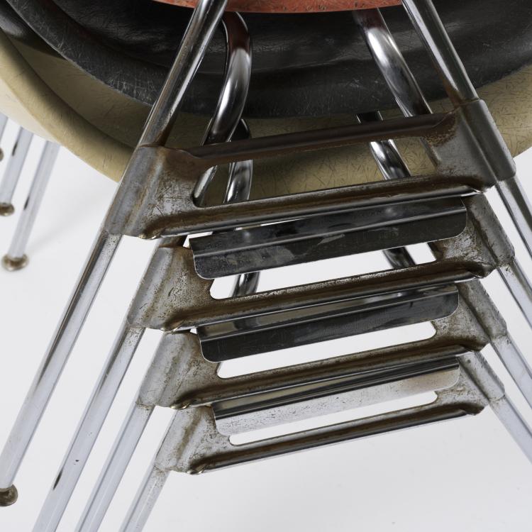 Bild 4 zu Objekt, Vier Stapelst&uuml;hle, um 1952, Krueger Metal Products, Green Bay, WI, 157B 289