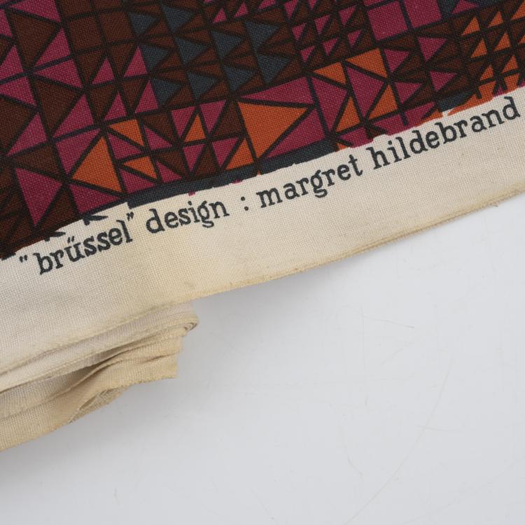Bild 1 zu Objekt, 'Br&uuml;ssel' bale of fabric, 1954, Margret Hildebrand, Stuttgarter Gardinenfabrik, Stuttgart (zugeschrieben), 157A 130