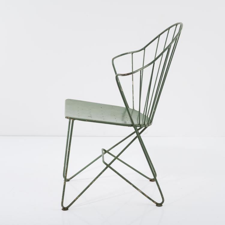 Bild 3 zu Objekt, 3 'Auersperg' garden chairs, 1957 / 58, J. O. Wlader,V. M&ouml;dlhammer, Sonett, Wien, 157B 326