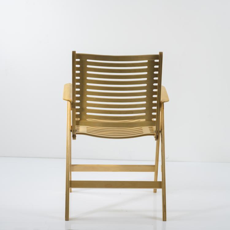 Bild 4 zu Objekt, 6 'Rex' folding chairs, c. 1950, Nico Kralj, Stol, L&ouml;wenstein, Slowenien, 157B 255