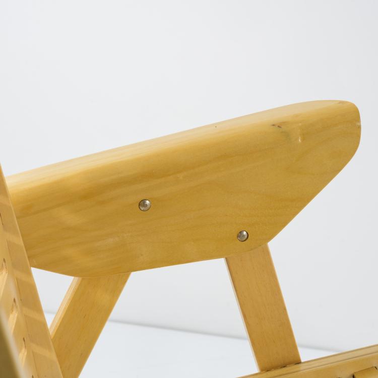 Bild 6 zu Objekt, 6 'Rex' folding chairs, c. 1950, Nico Kralj, Stol, L&ouml;wenstein, Slowenien, 157B 255