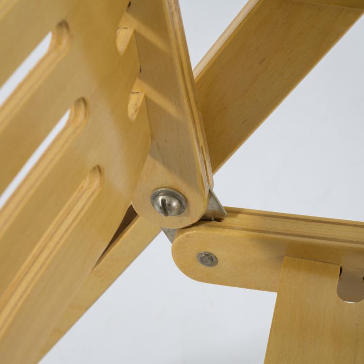 Bild 9 zu Objekt, 6 'Rex' folding chairs, c. 1950, Nico Kralj, Stol, L&ouml;wenstein, Slowenien, 157B 255