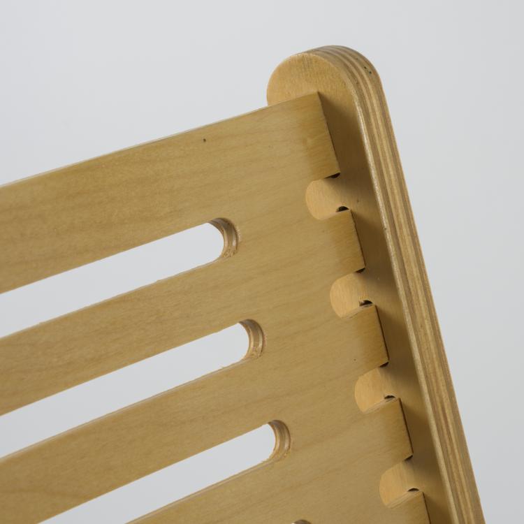 Bild 10 zu Objekt, 6 'Rex' folding chairs, c. 1950, Nico Kralj, Stol, L&ouml;wenstein, Slowenien, 157B 255