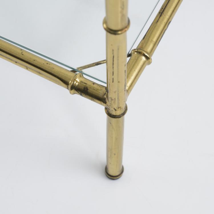 Bild 5 zu Objekt, 'Bamboo' side table and newspaper rack, c. 1970, Italien, 157B 490