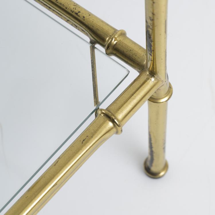 Bild 6 zu Objekt, 'Bamboo' side table and newspaper rack, c. 1970, Italien, 157B 490