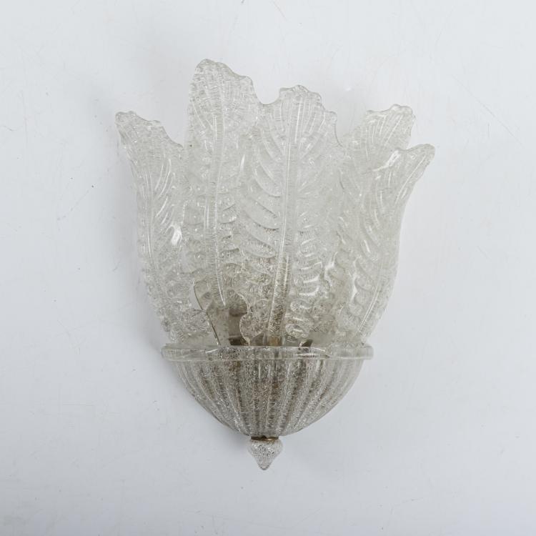 Bild 2 zu Objekt, Ceiling light and wall applique, 1940s, Barovier & Toso, Murano (zugeschrieben), 158A 10