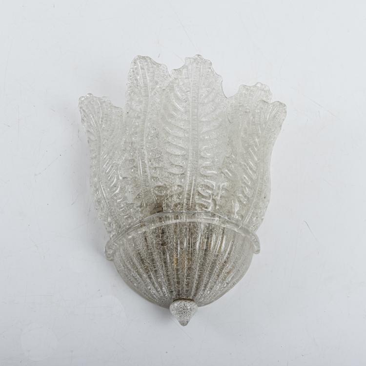 Bild 3 zu Objekt, Ceiling light and wall applique, 1940s, Barovier & Toso, Murano (zugeschrieben), 158A 10