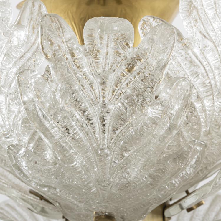 Bild 4 zu Objekt, Ceiling light and wall applique, 1940s, Barovier & Toso, Murano (zugeschrieben), 158A 10
