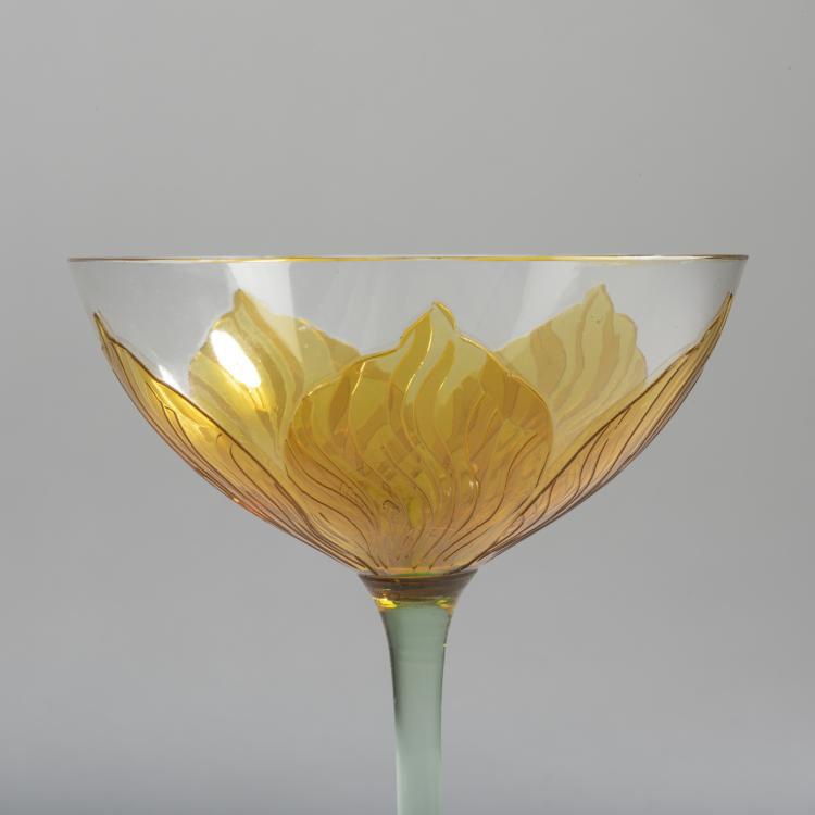 Bild 2 zu Objekt, Champagne glass, c. 1900, Rheinische Glash&uuml;tten, K&ouml;ln-Ehrenfeld, 156B 330