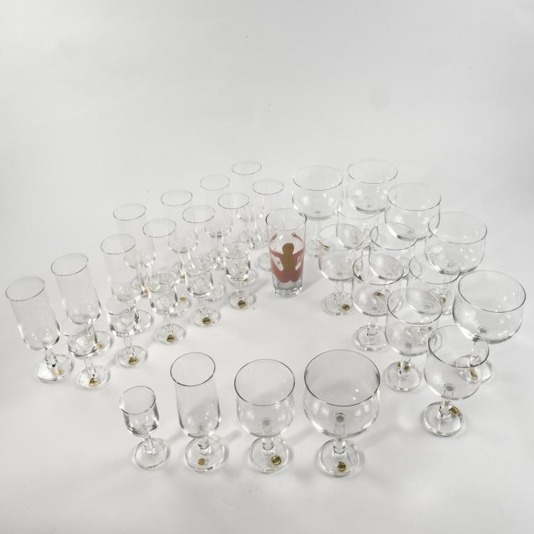 Bild 1 zu Objekt, Gl&auml;serset 'Ginevra', 1994, Ettore Sottsass, Alessi, Crusinallo, 157B 383