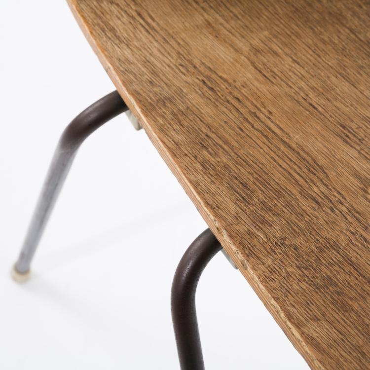 Bild 1 zu Objekt, 4 stackable 'GA' chairs, 1955, Hans Georg Bellmann, Domus KG, Schwaikheim; Horgen Glarus, Glarus, 157A 158