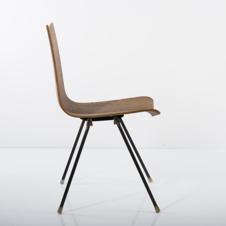 Bild 4 zu Objekt, 4 stackable 'GA' chairs, 1955, Hans Georg Bellmann, Domus KG, Schwaikheim; Horgen Glarus, Glarus, 157A 158