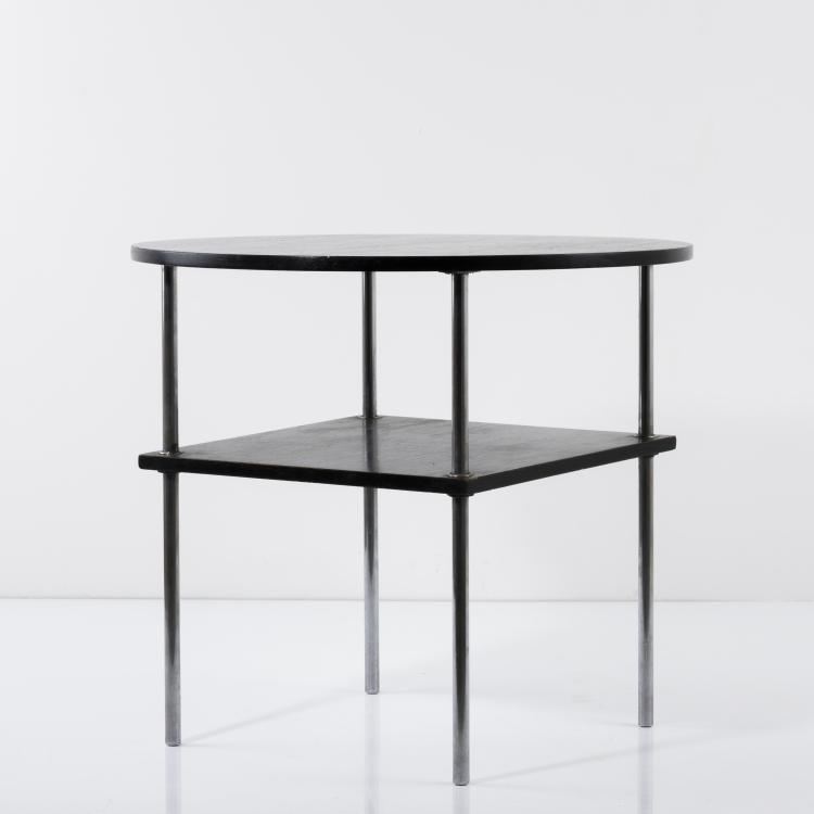 Hauptbild zu Objekt, Beistelltisch 'B 176', um 1935, Thonet, Frankenberg, 157A 46