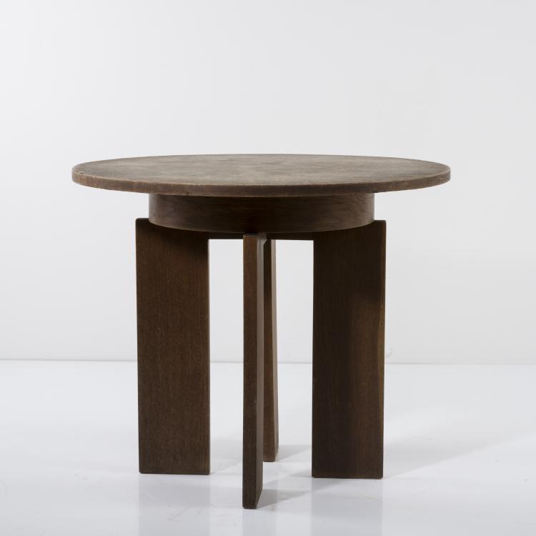 Hauptbild zu Objekt, Smoking / reading table, 1930s, Deutsche Werkst&auml;tten, Dresden-Hellerau (zug)., 157A 26