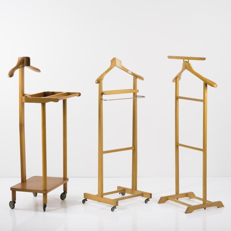 Hauptbild zu Objekt, 3 valet stands, 1950s, Opal Kleinm&ouml;bel, Deutschland, 157A 144