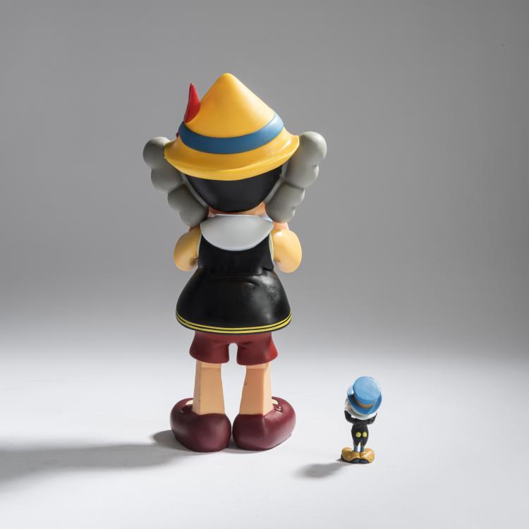 Bild 2 zu Objekt, 'Pinocchio and Jiminy Cricket', 2010,  KAWS, Medicom Toy, 157C 695