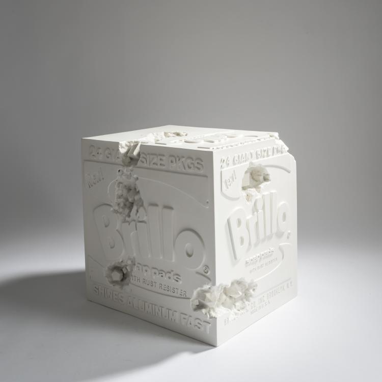 Hauptbild zu Objekt, 'Eroded Brillo Box', 2020, Daniel Arsham, Daniel Arsham Studio, New York, 157C 644