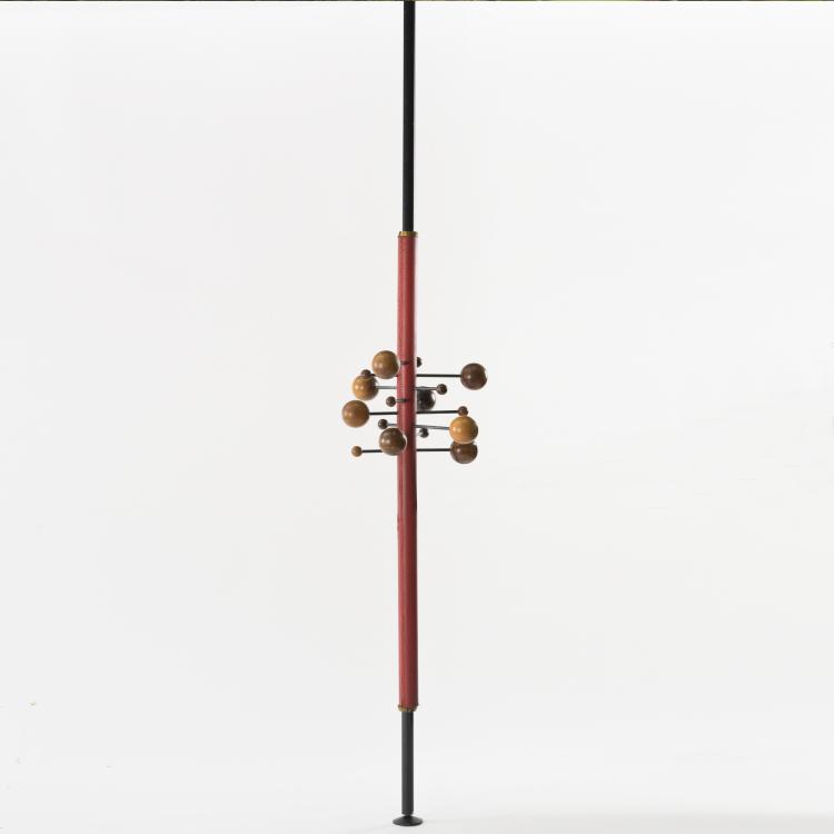 Hauptbild zu Objekt, 'AT 16' coat rack, 1961, Osvaldo Borsani, Tecno, Mailand, 157B 443