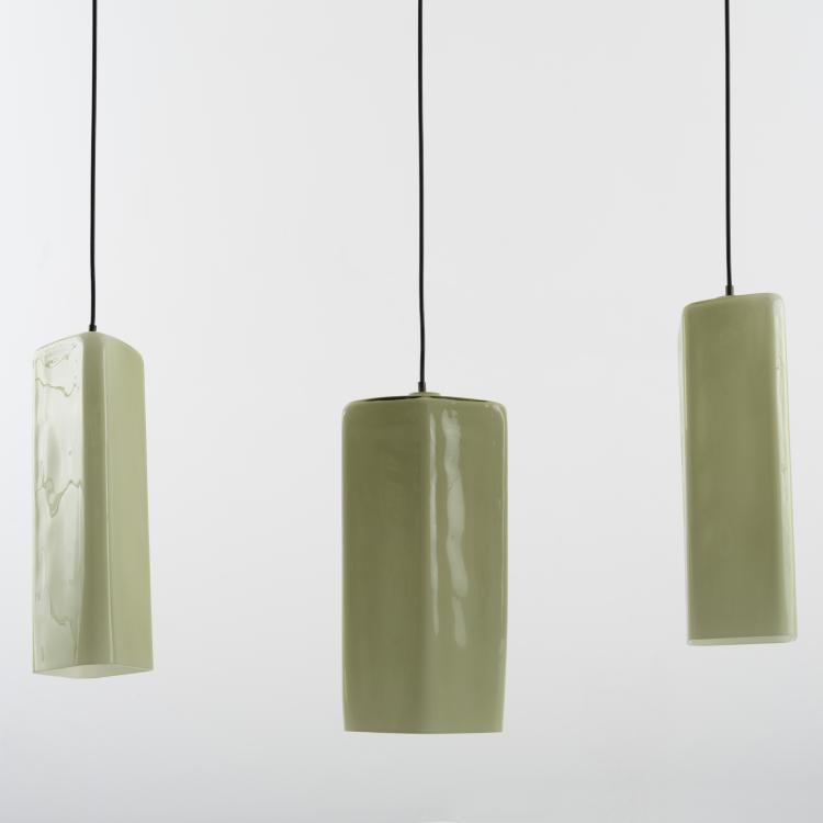 Hauptbild zu Objekt, 3 pendant lights, c. 1960, Vetreria Vistosi, Murano, 157B 466