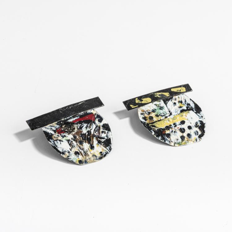 Hauptbild zu Objekt, Pair of earrings, 2012, Detlef Thomas, 157D 972