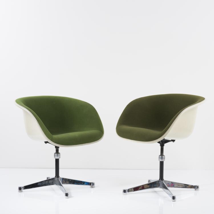 Bild 1 zu Objekt, 2 'LaFonda' chairs, 1961, Charles Eames,Ray Eames, Vitra Design, Weil am Rhein; Herman Miller, Zeeland, 157B 429