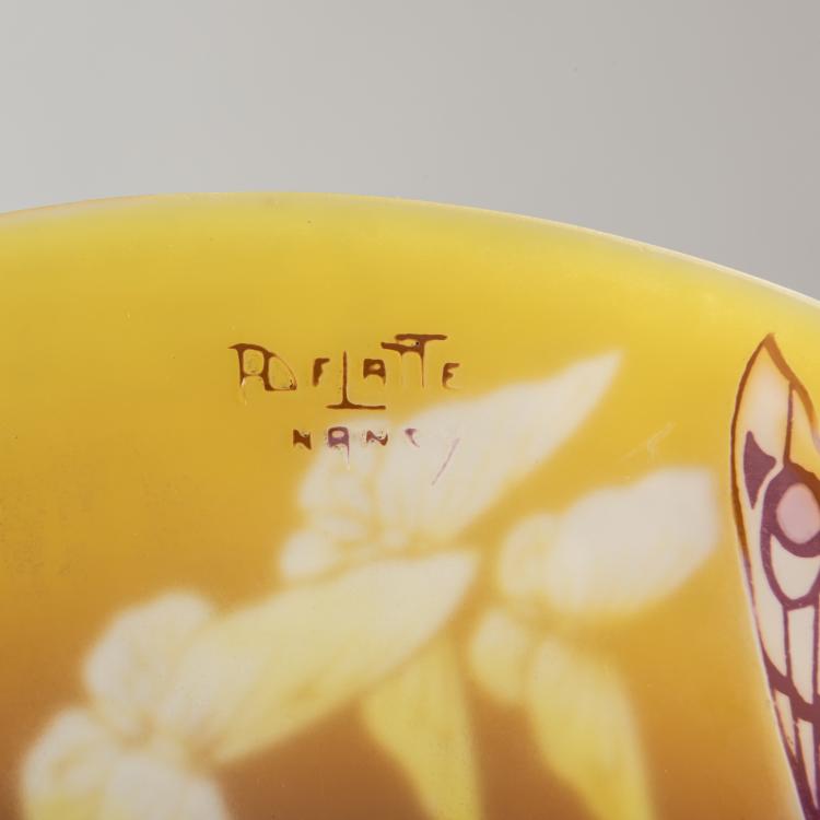 Bild 2 zu Objekt, Zierteller 'Papillons', um 1925, Delatte, Andr&eacute;, Nancy, 156B 178